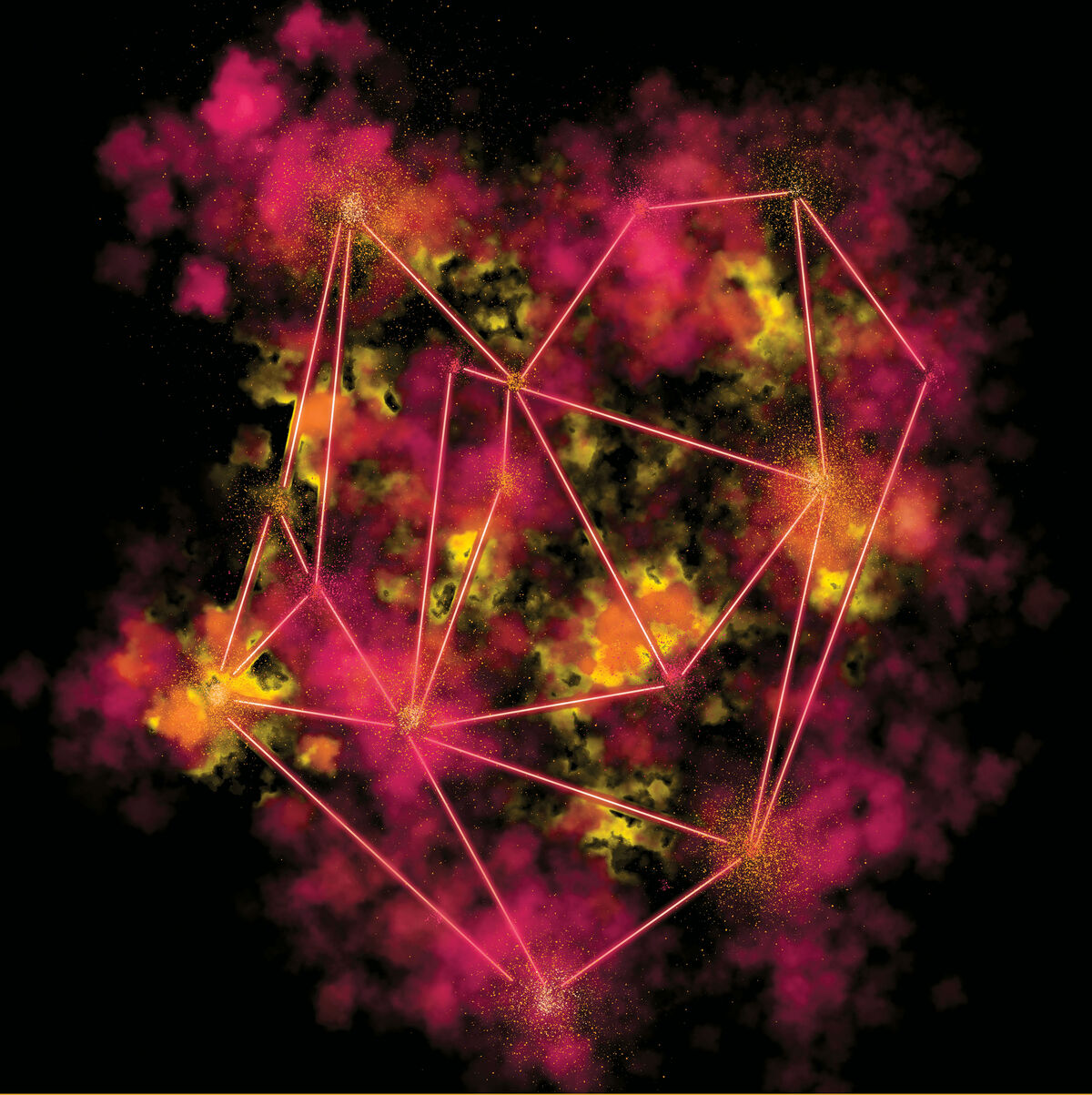 Digital Aether Nodes — Xodus network map